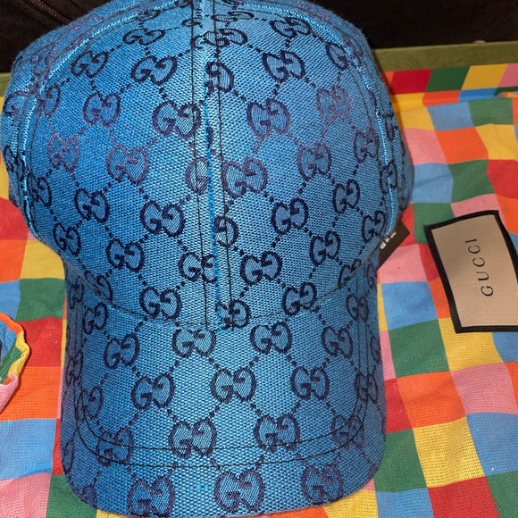 ICE BLUE GG CAP - Picture 1 of 5